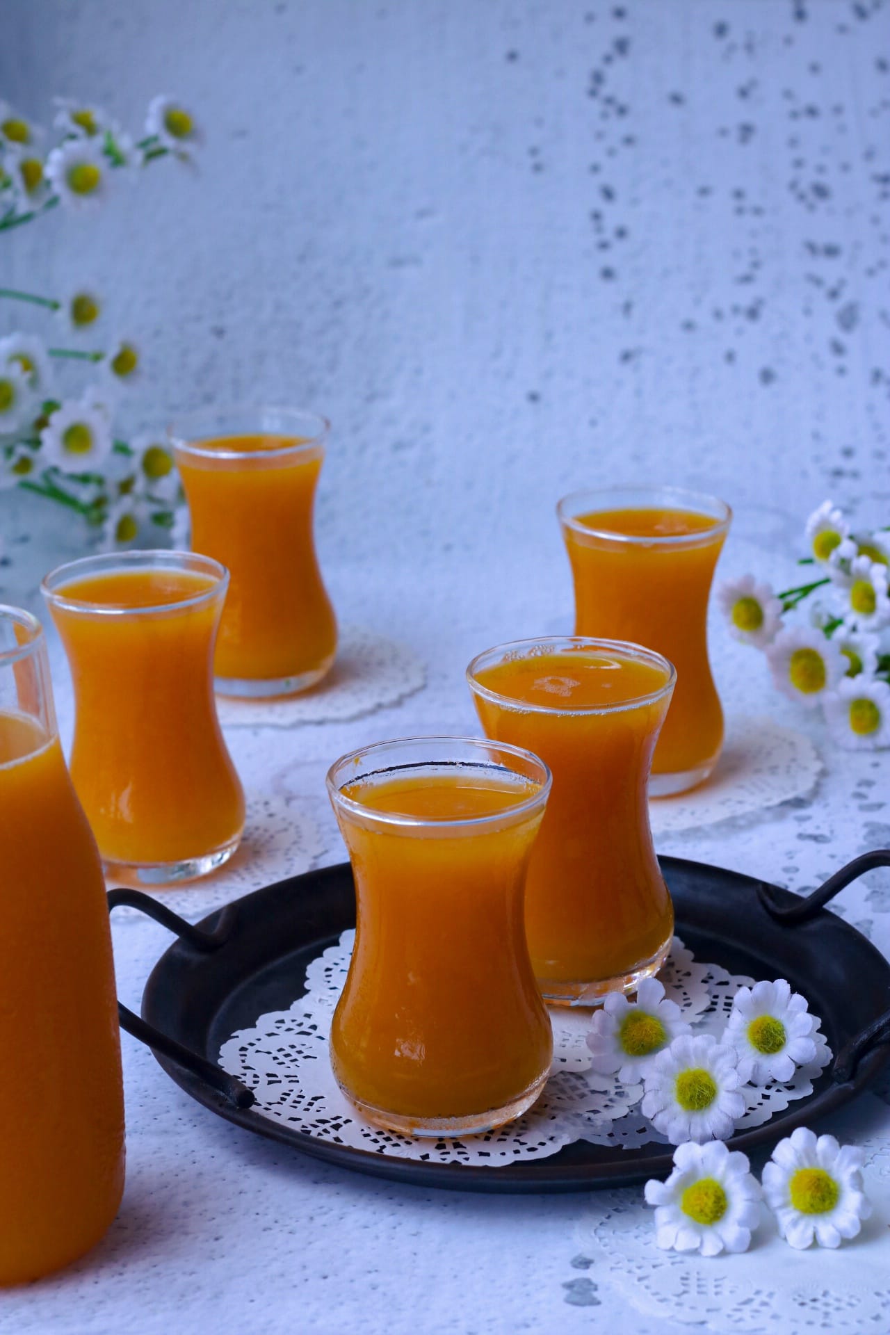 Glasses of orange Juice